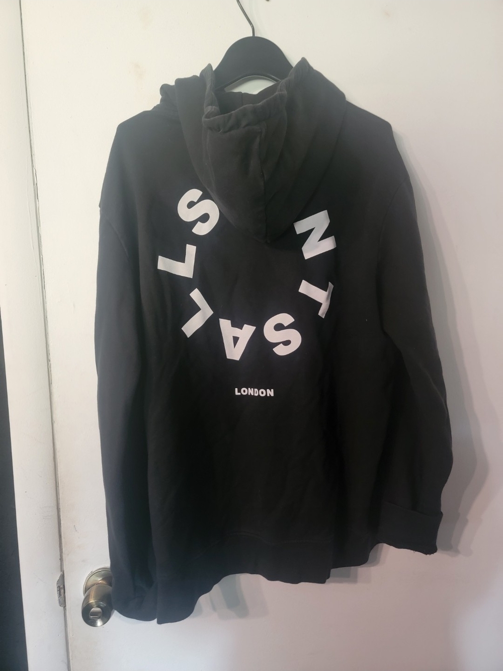 All Saints Black Graphic Hoodie Like New Size S